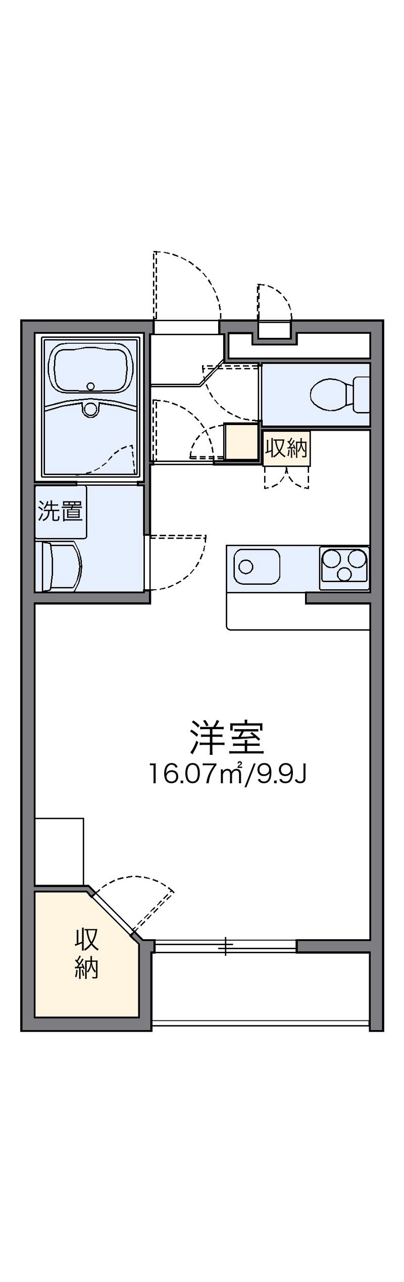 レオパレスシェルエトワール 間取図