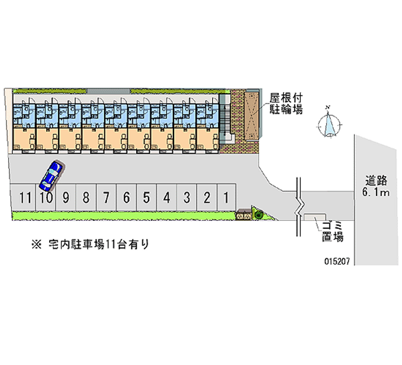 15207月租停車場