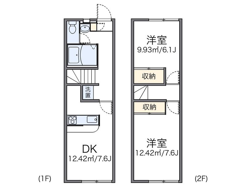 レオパレス新名 間取図