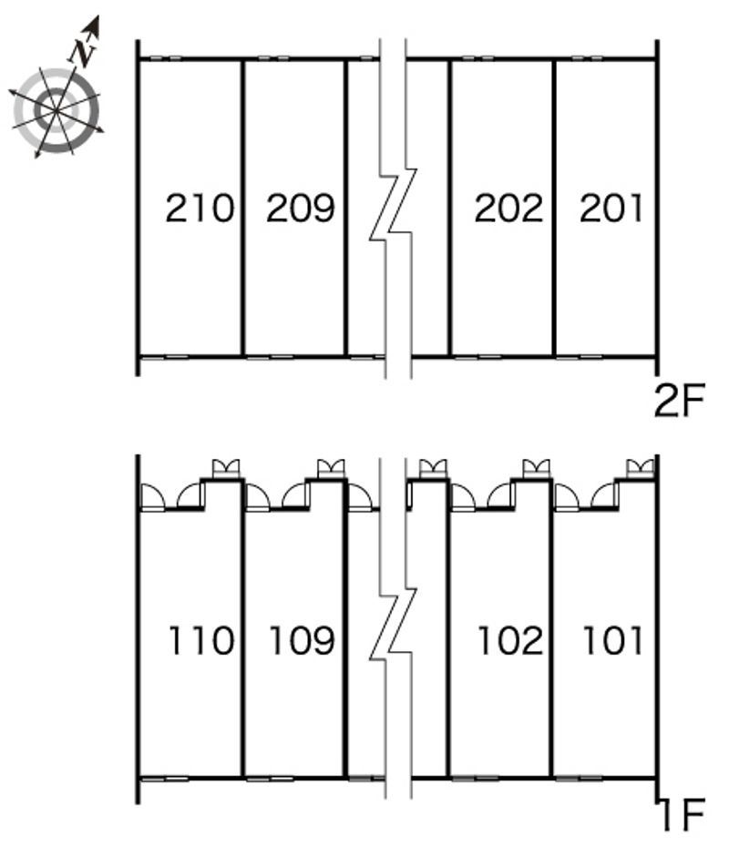 レオネクストひかり 間取配置図