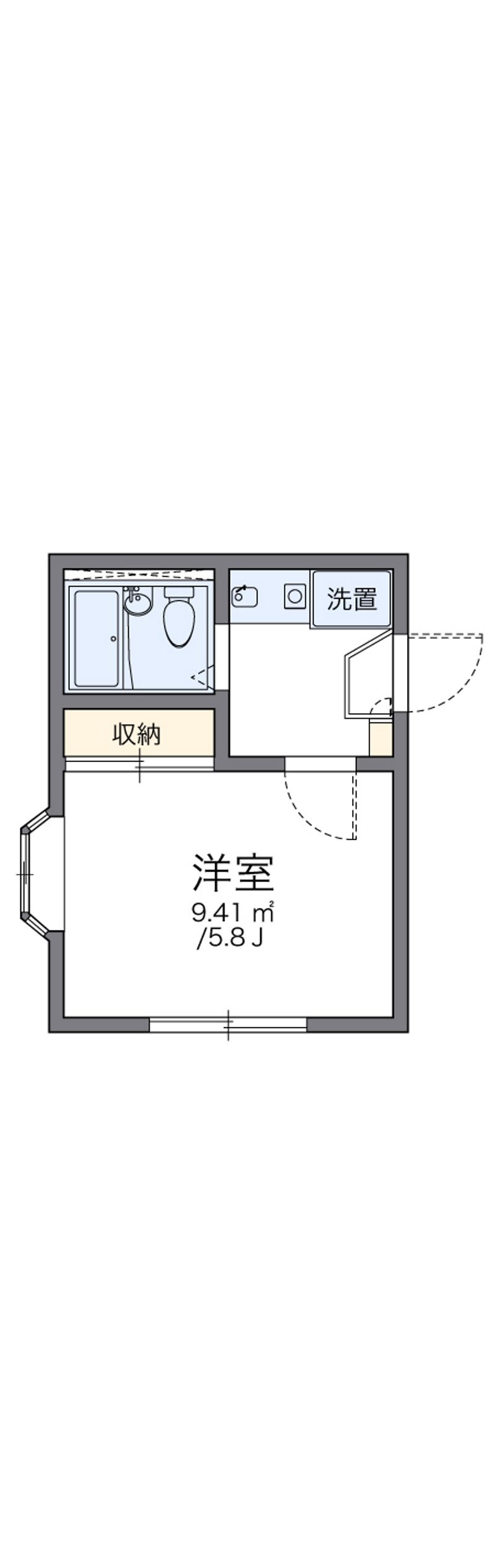 レオパレスリヴェールパーク 間取図