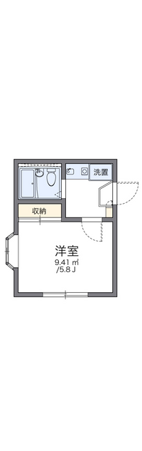 レオパレスリヴェールパーク 間取り図