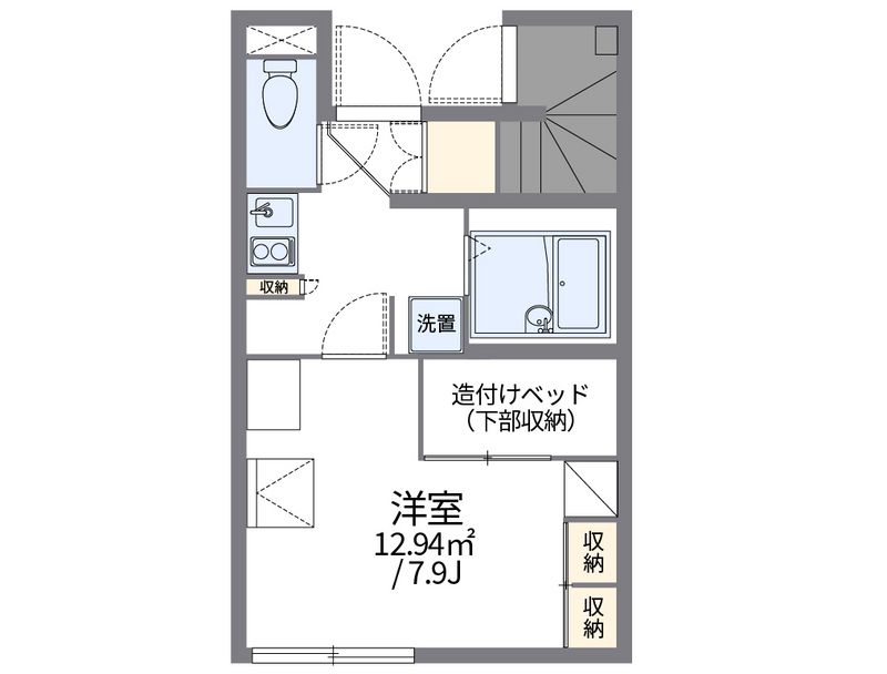 レオパレスエージレス 間取図