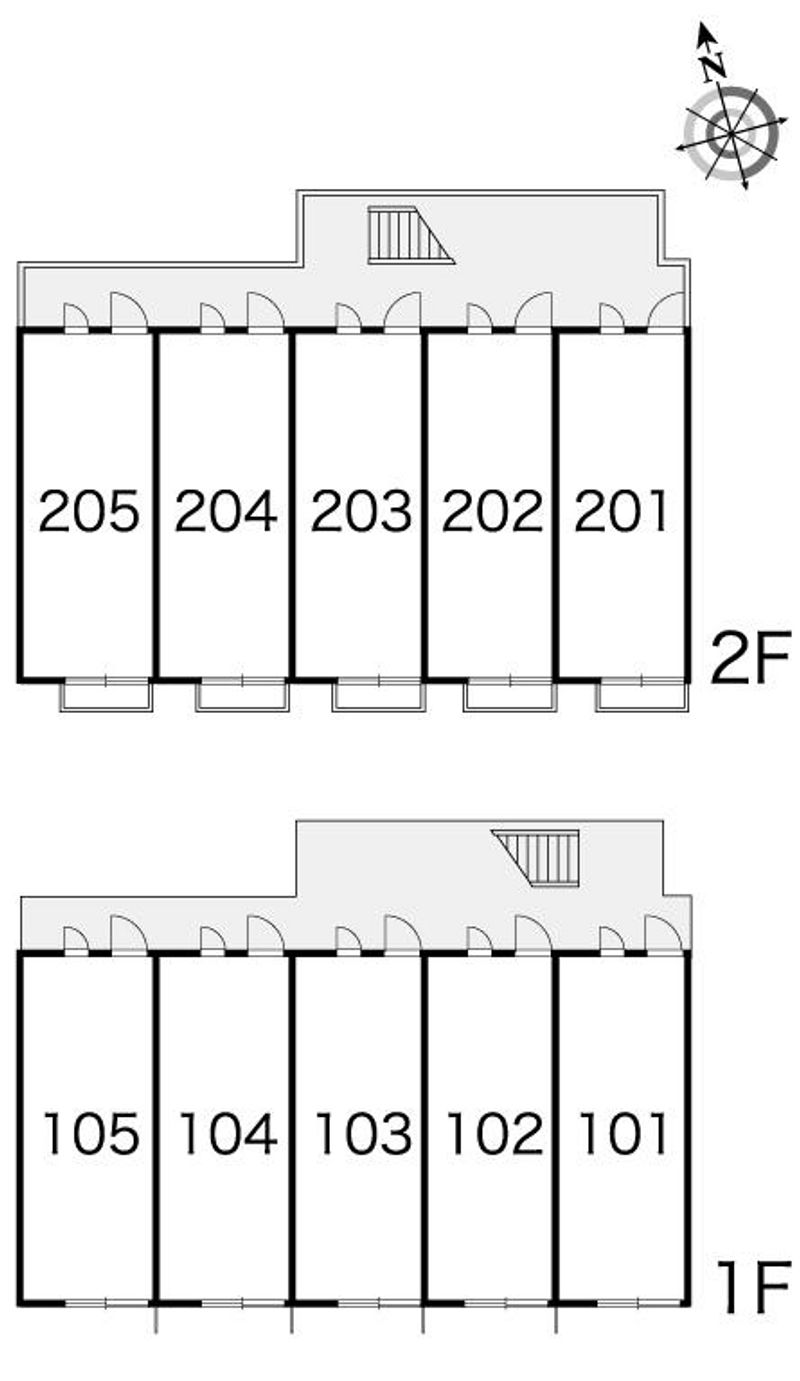 レオパレスルーチェ 間取り配置図