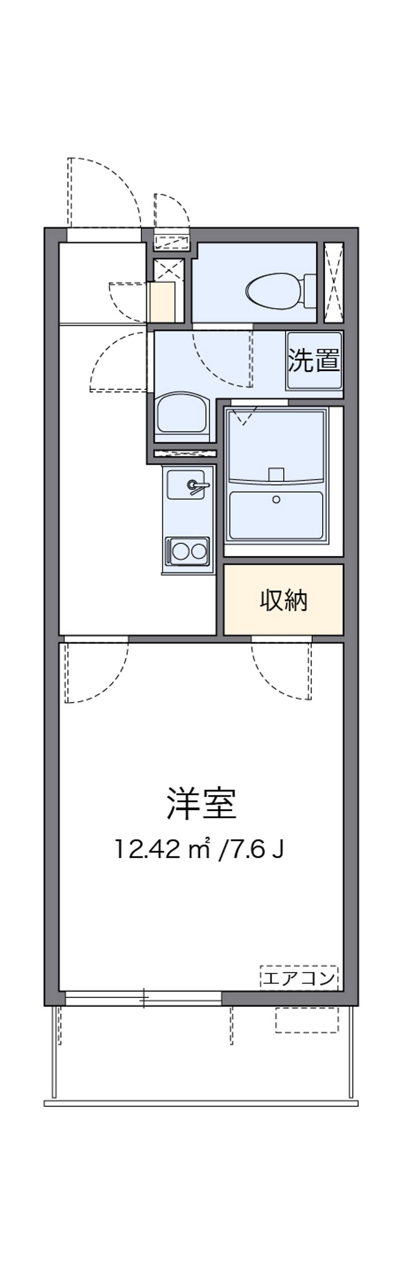 クレイノバリオシエロ 間取図