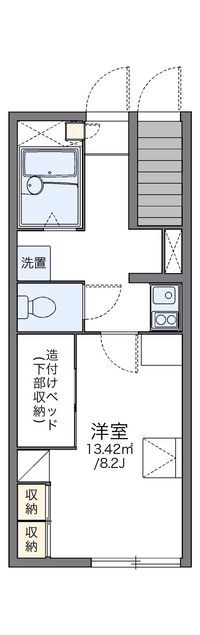 レオパレス田久 間取り図