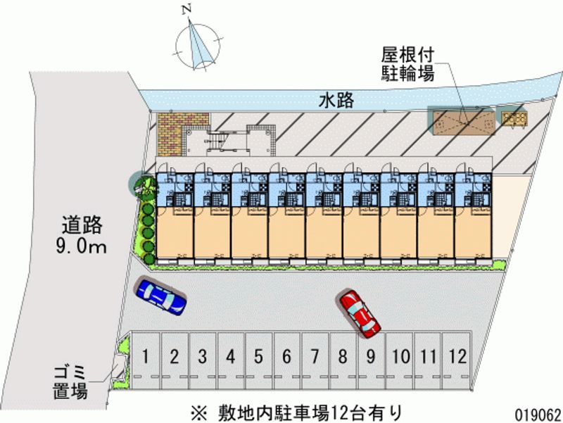 レオパレスピエール 月極駐車場