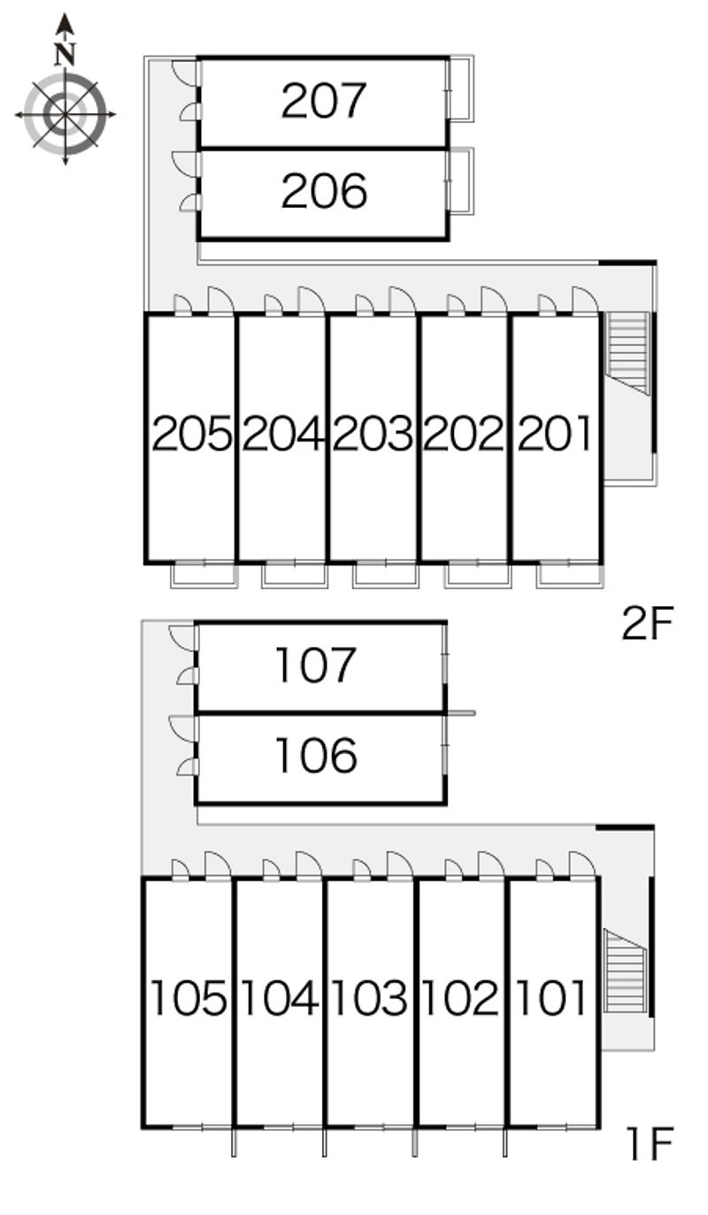 レオパレスグランシャリオ 間取配置図