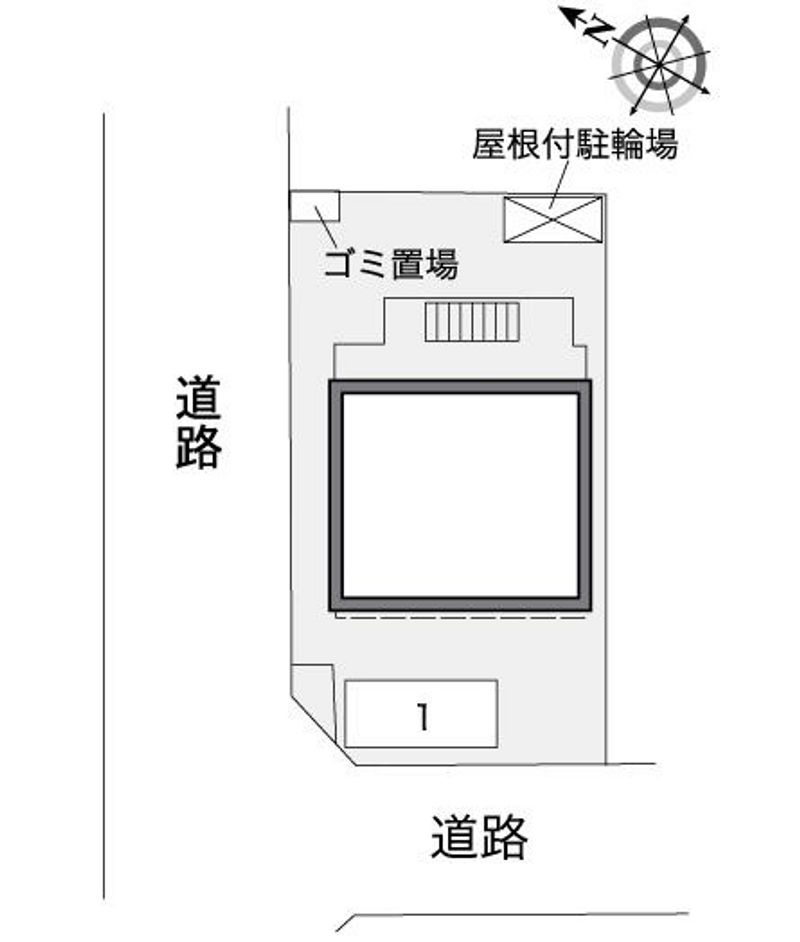 レオパレスラボール　Ⅱ 配置図