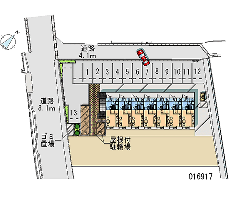 16917月租停车场