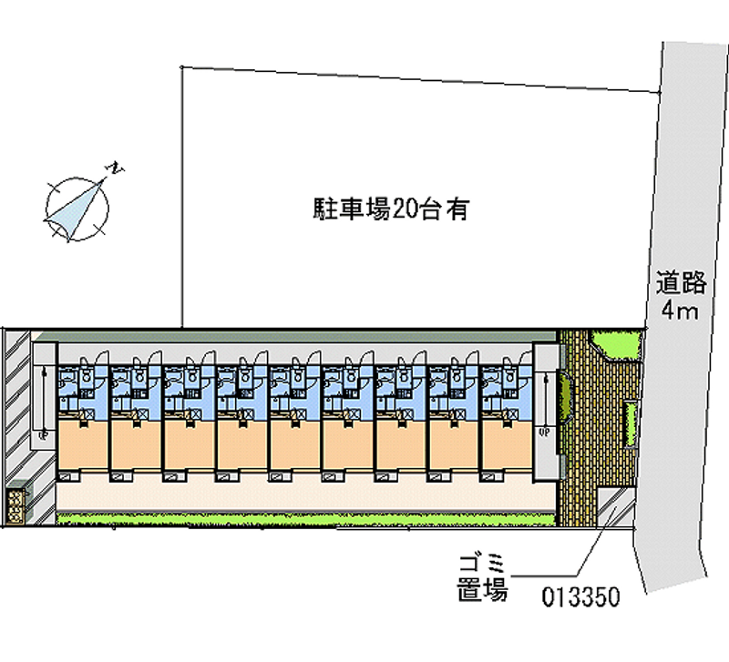 13350 Monthly parking lot