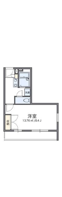 レオパレス中井町２ 間取り図