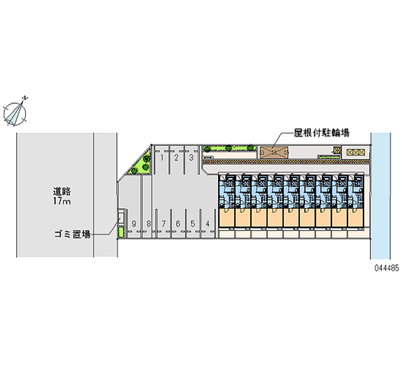 44485 bãi đậu xe hàng tháng