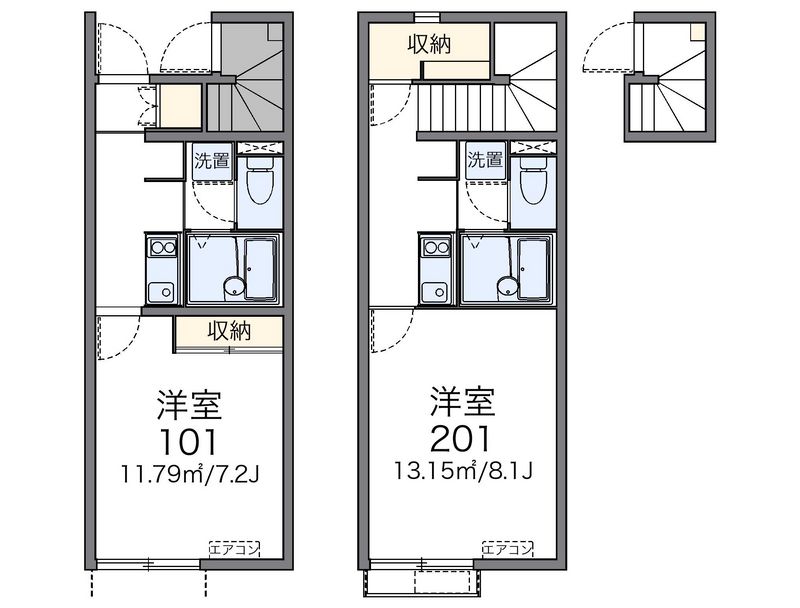 レオネクストまつおか２ 間取図