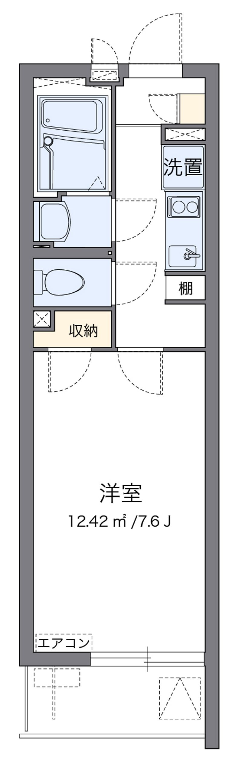 クレイノスクエア与野 間取図