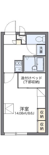 レオパレスＶｉｌｌａＣｒｅｓｔ 間取り図