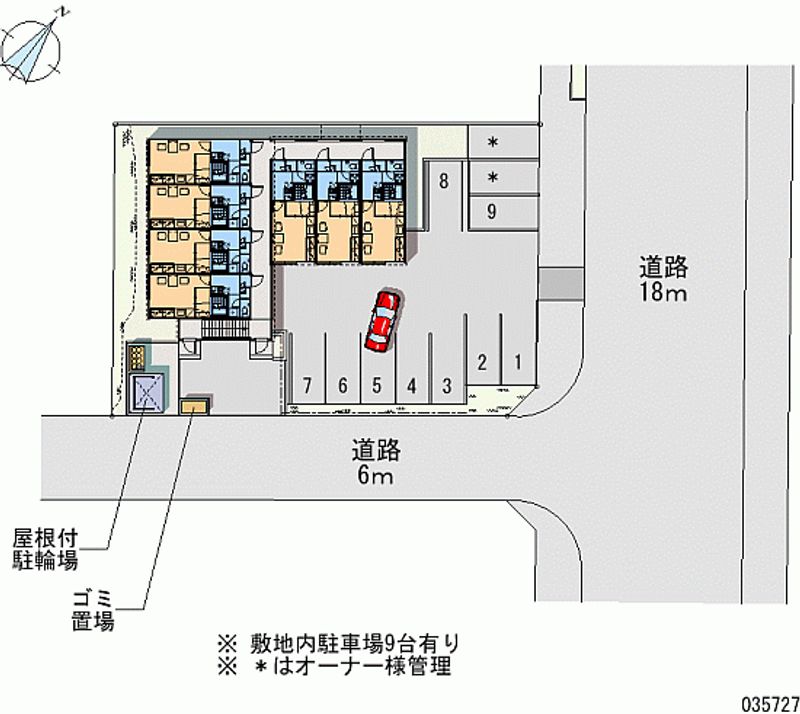 レオパレスＮＯＮＡ 月極駐車場