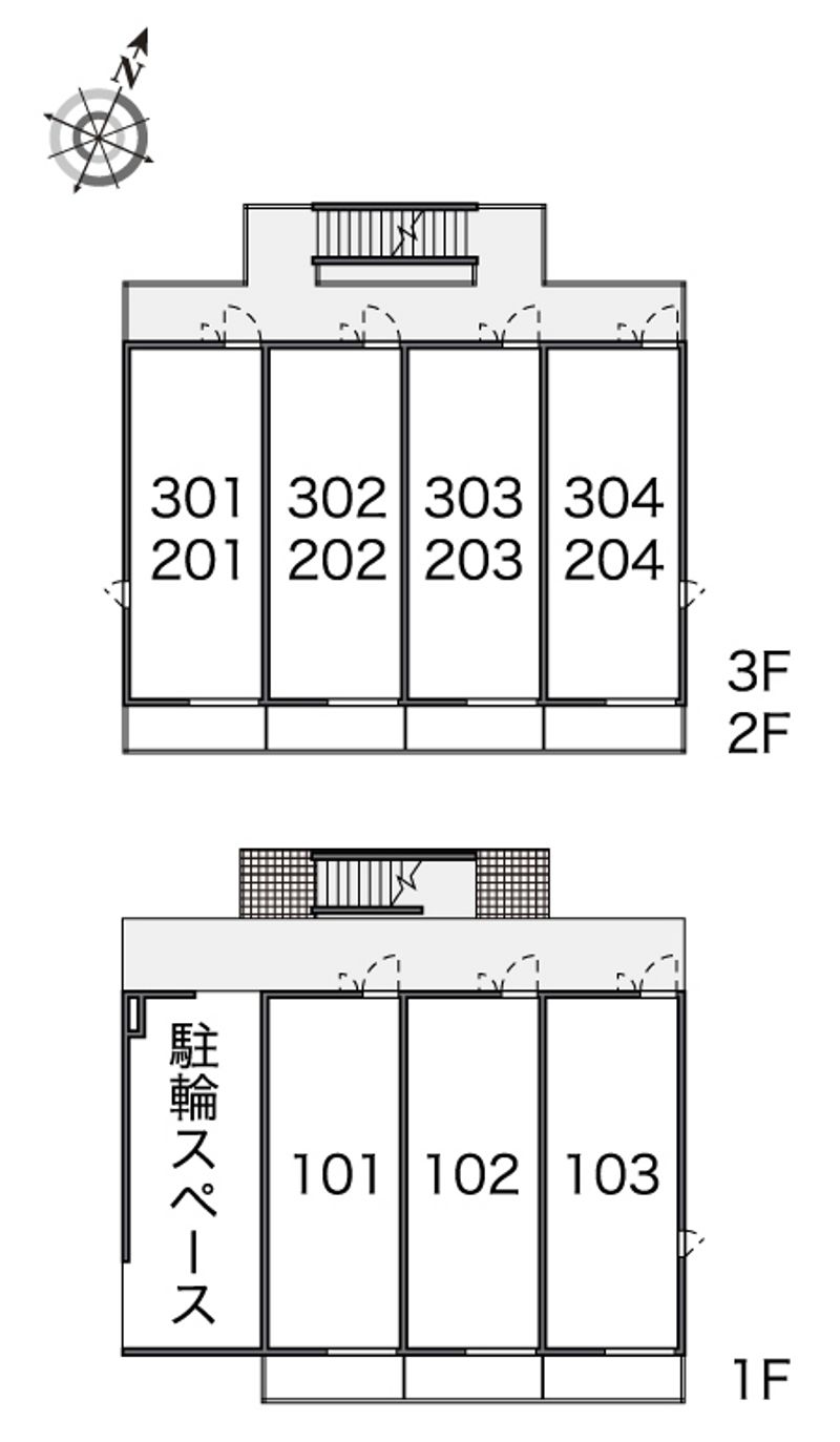 レオネクストドミールＡ 間取配置図