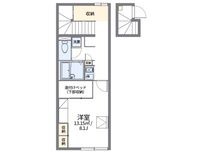 レオパレス平成 間取り図
