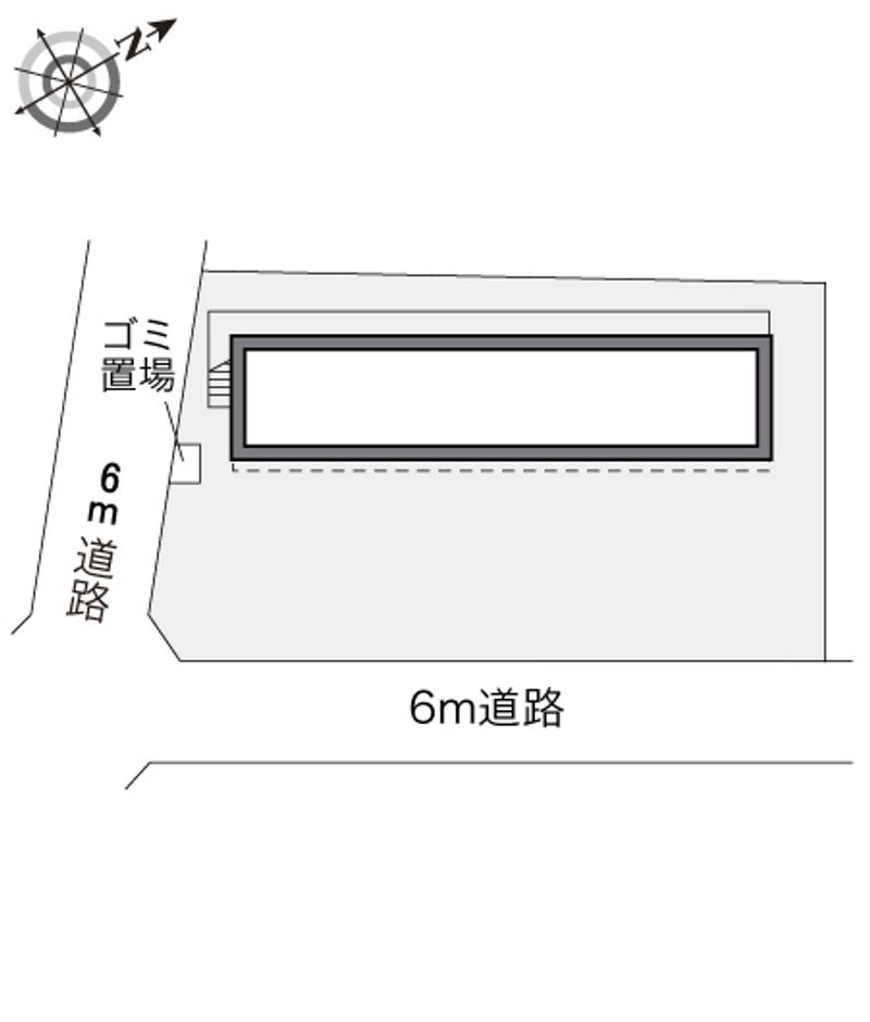 レオパレスルシータ２１ 配置図