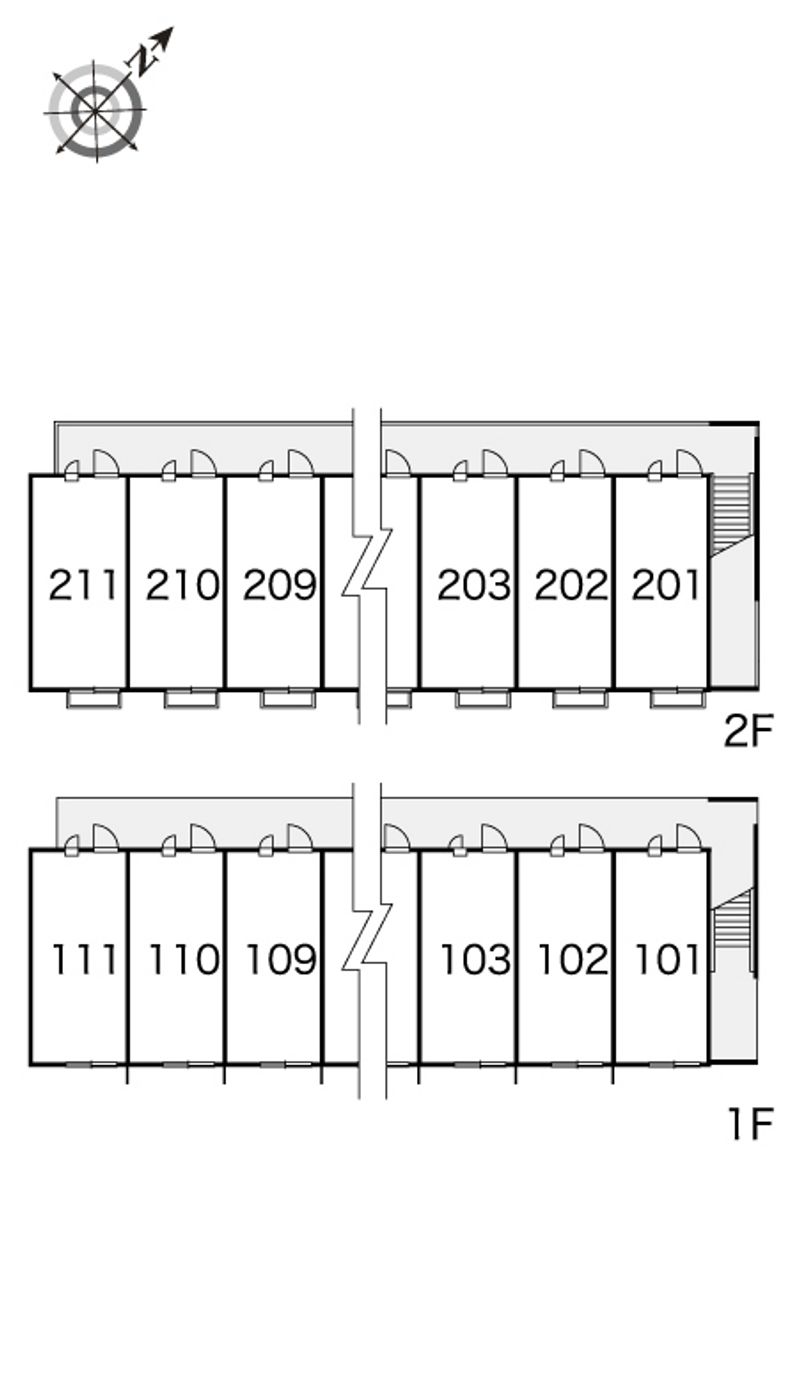 レオパレスＪＯＹ 間取配置図