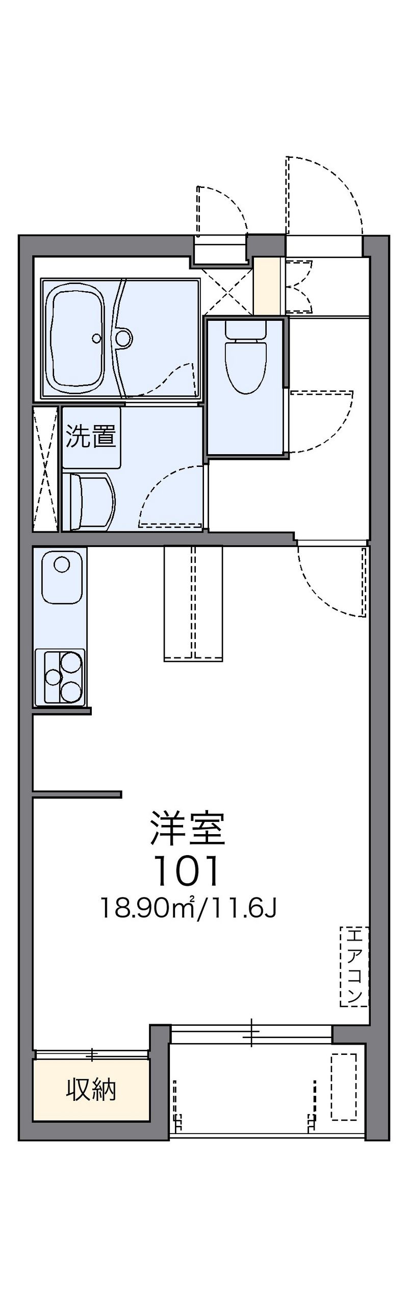 レオネクストＨＯＮＣＨＯ 間取図