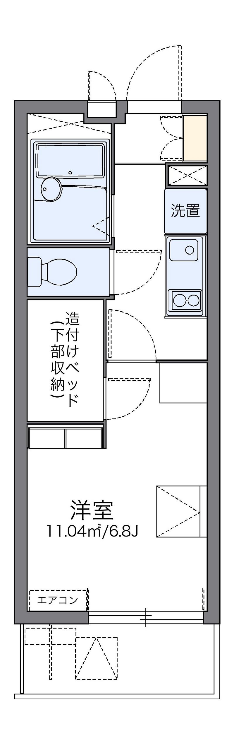 レオパレスＴＯＫＵ 間取図