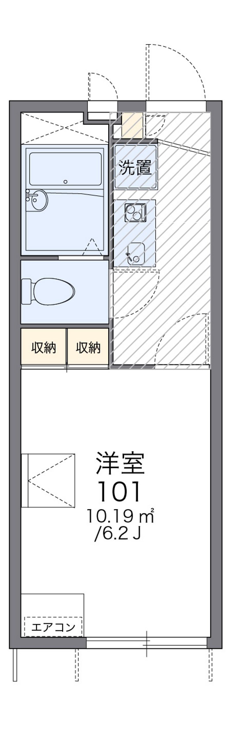 レオパレスＯＹＡＢＵ 間取図