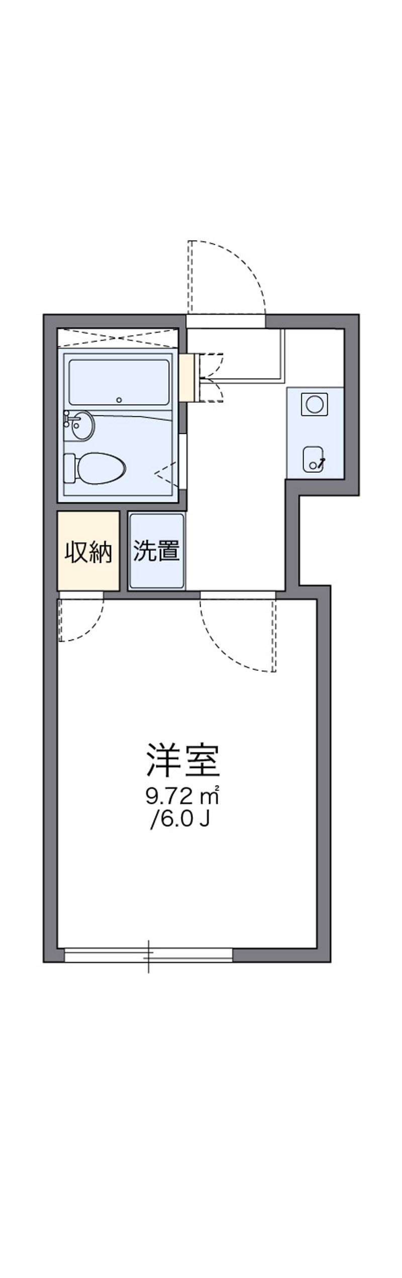 レオパレスＲｉｖｅｒＳｉｄｅ 間取図