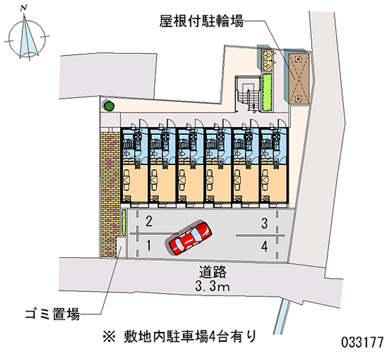 レオパレスＪｕｐｉｔｅｒ 月極駐車場