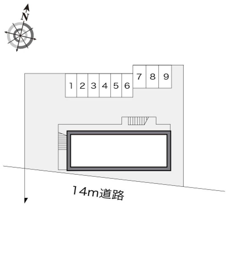 レオパレスパークハイム 配置図