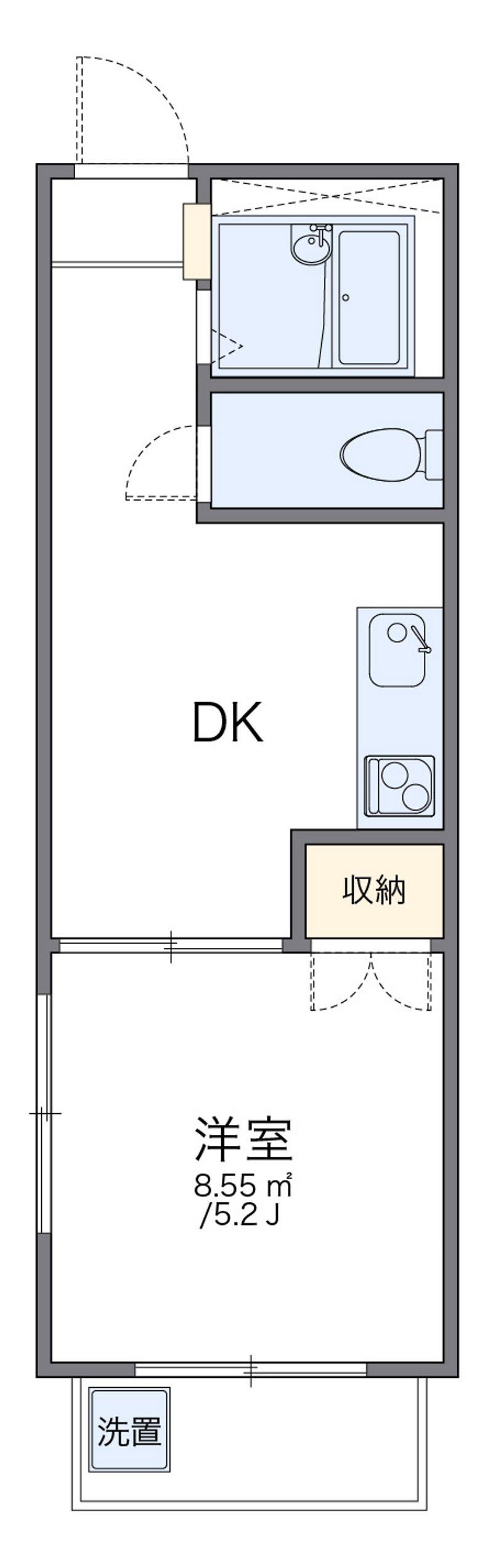 レオパレス野方第１６ 間取り