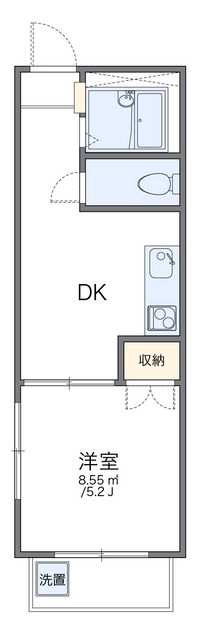 レオパレス野方第１６ 間取り図