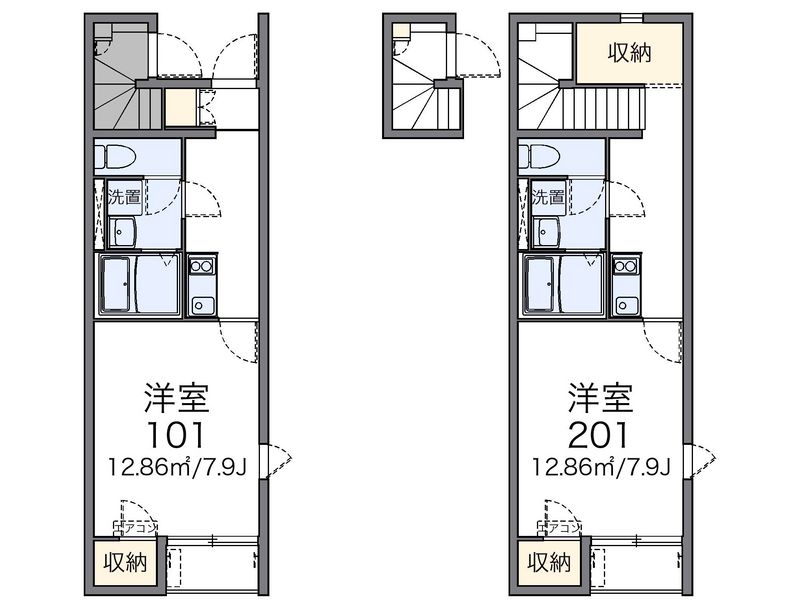 レオネクスト袖広２号棟 間取り