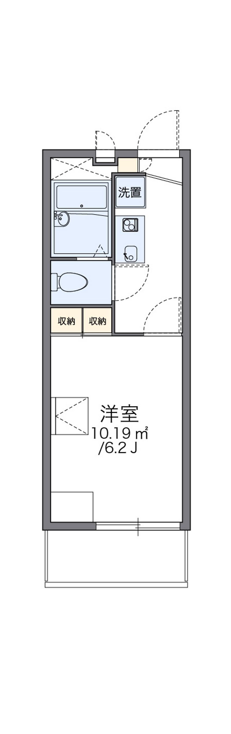 レオパレスＹＡＭＡＫＩ 間取図