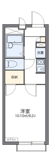 レオパレス日野本町 間取り図