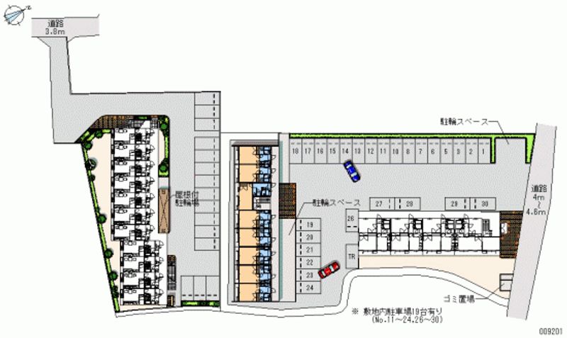 09201 Monthly parking lot