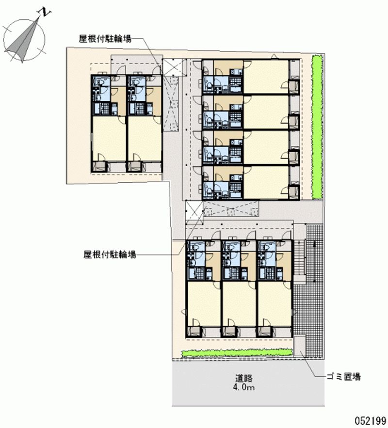 レオネクストＳＡＫＡＥ西淡路 区画図