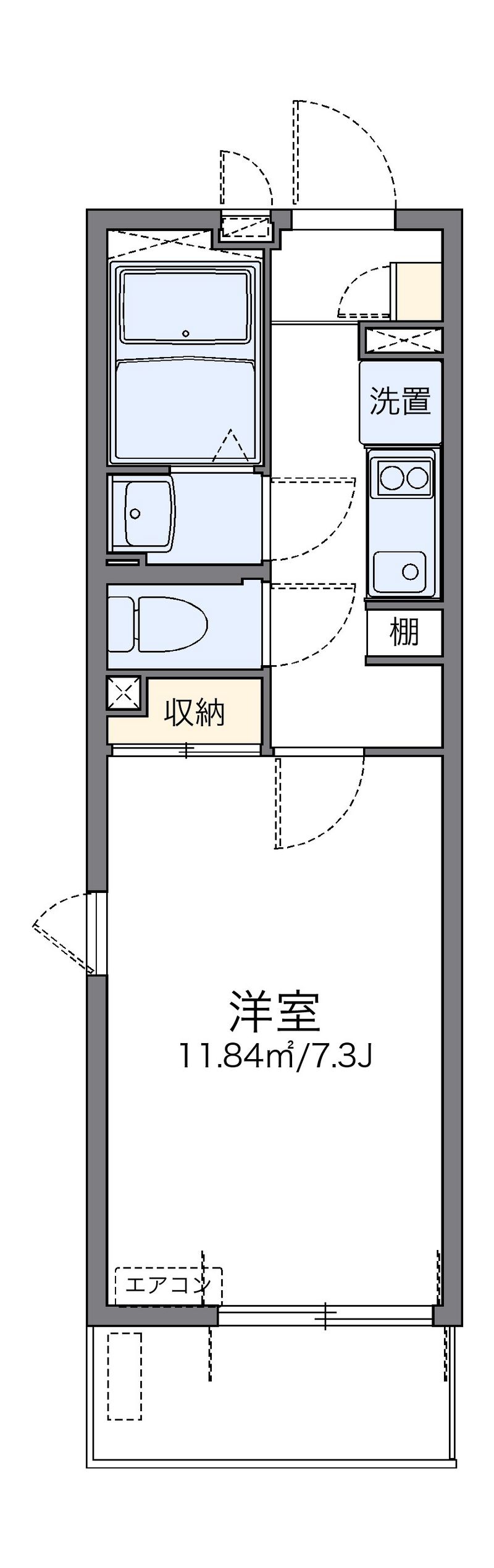 LEONEXT Esaka Heights 户型图