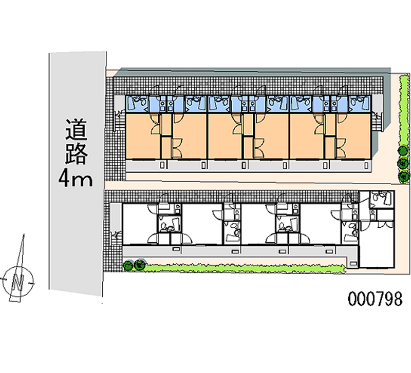 レオパレス与野本町第６ 区画図