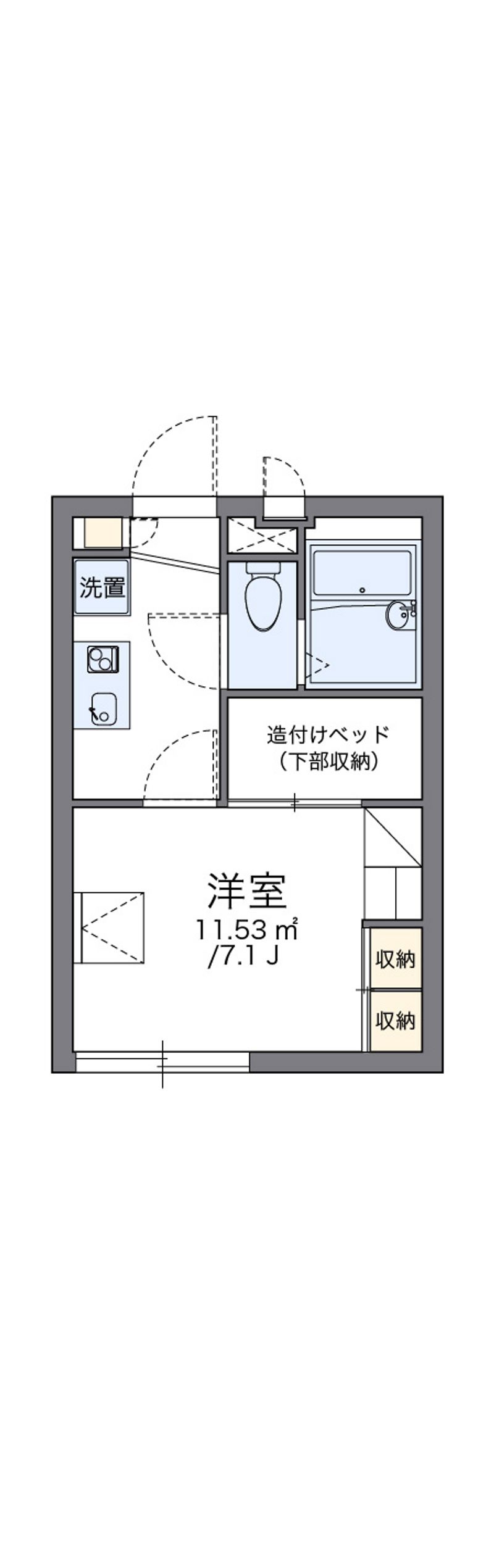 レオパレスＡ＆Ｋ坂下 間取図