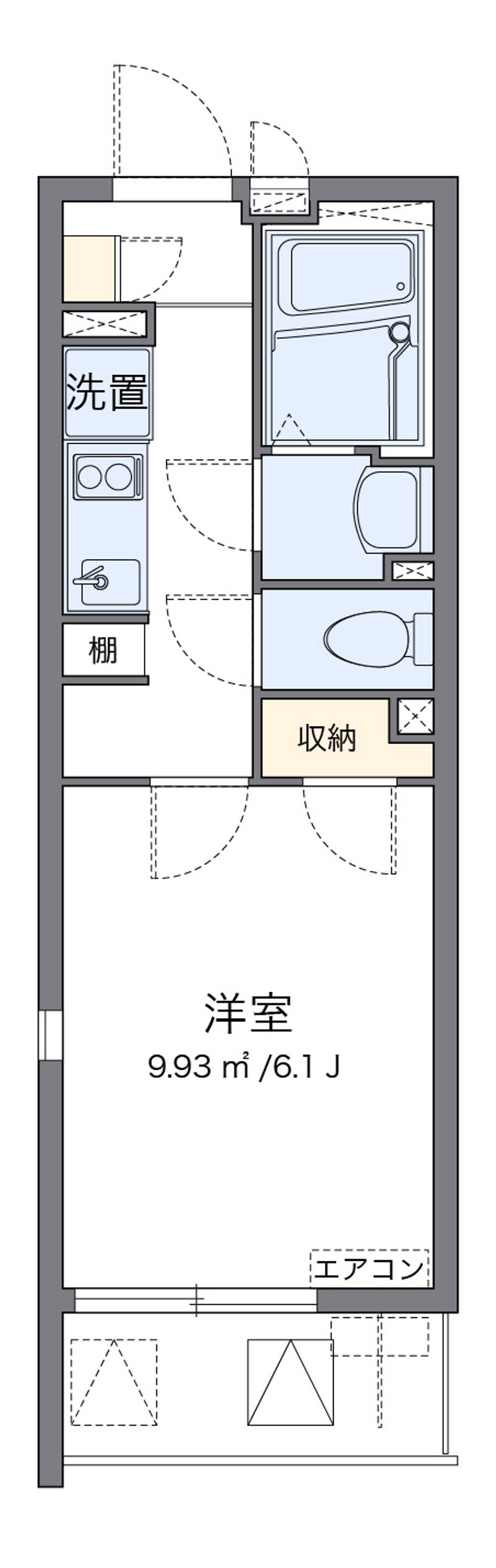 クレイノエヌズガーデン 間取図