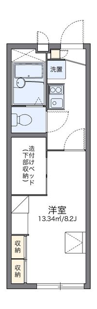 レオパレスファミリー 間取り図