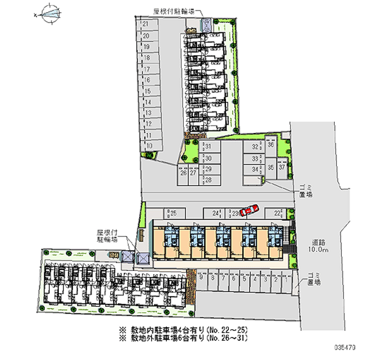 35479 Monthly parking lot