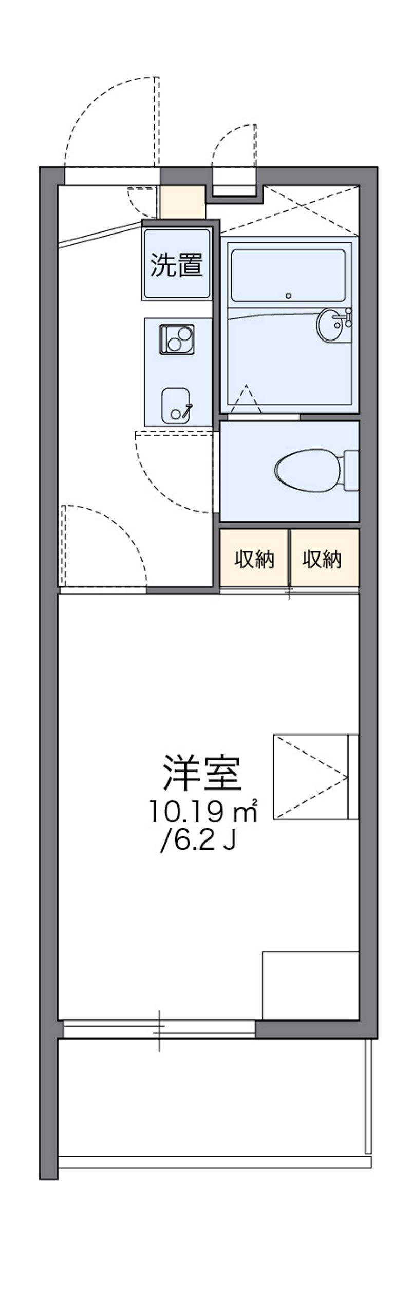 leopalace Aventa Shinbu Floor plan