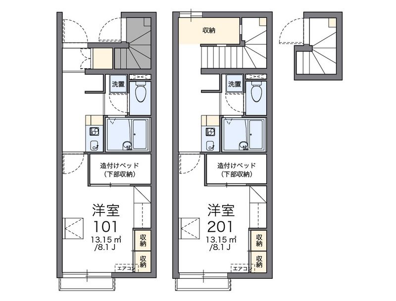 レオパレスガイア 間取図