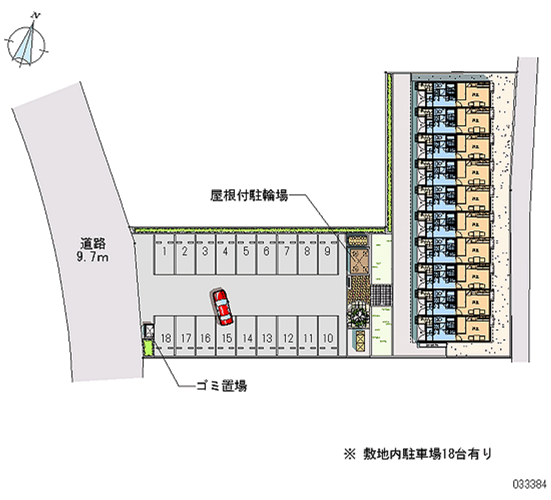 33384 Monthly parking lot