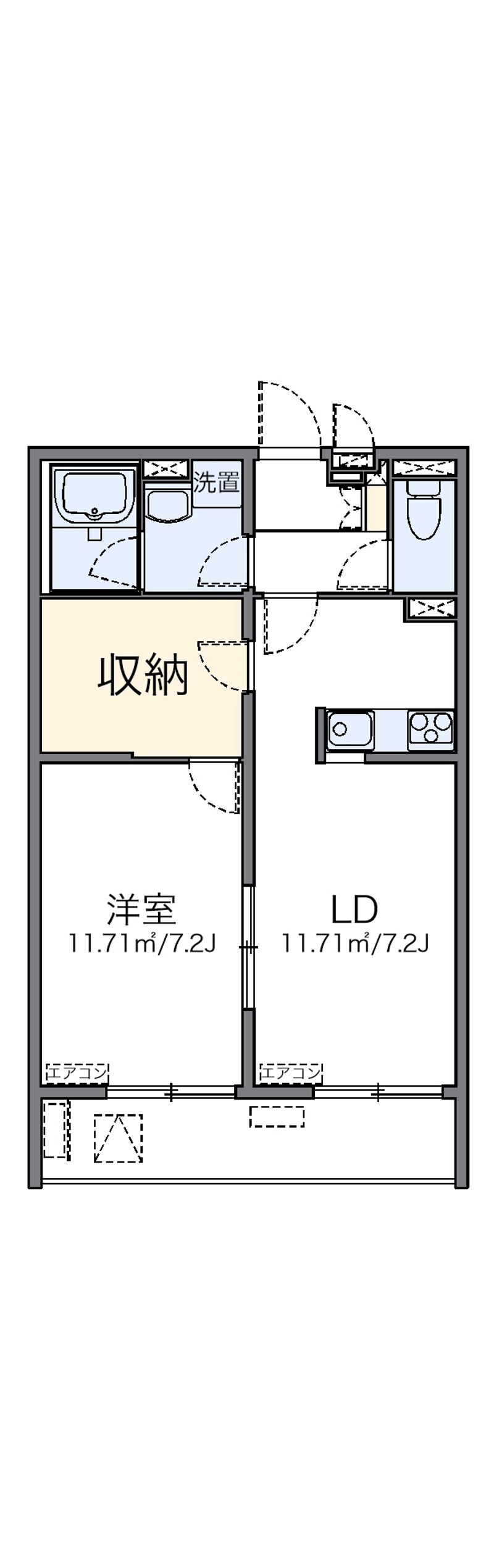 レオネクストアナベル 間取図