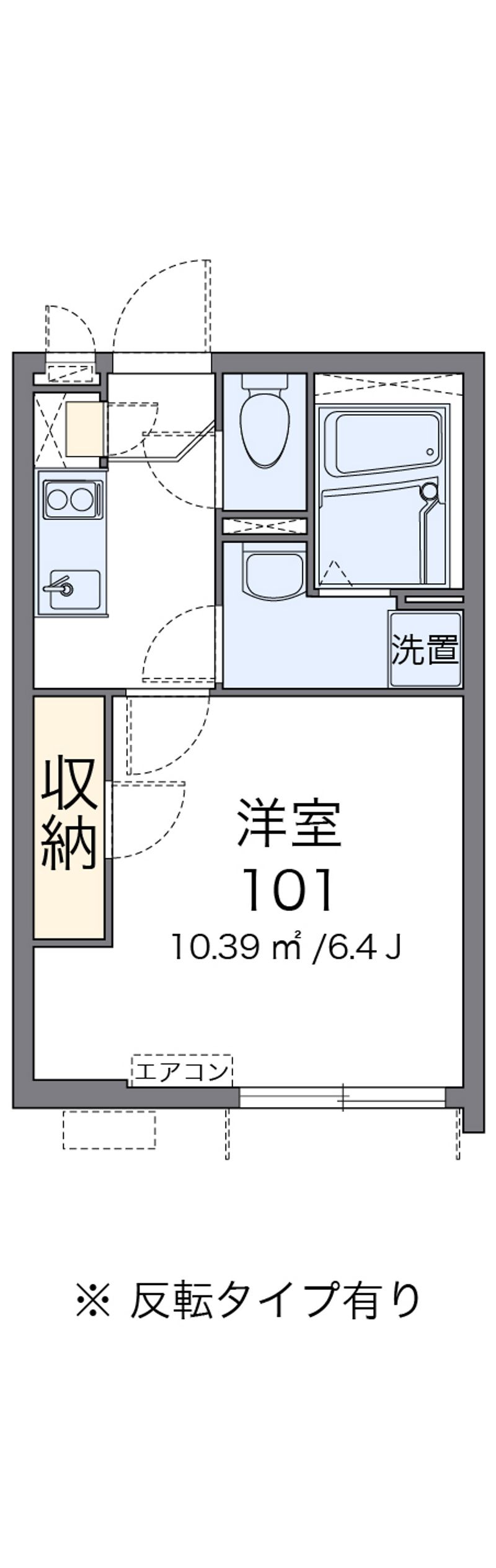クレイノｋｅｙａｋｉⅢ 間取図