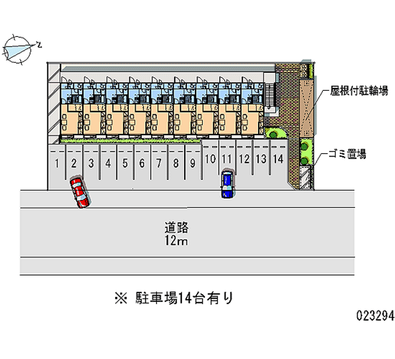 レオパレス総社南ソレイユ 月極駐車場